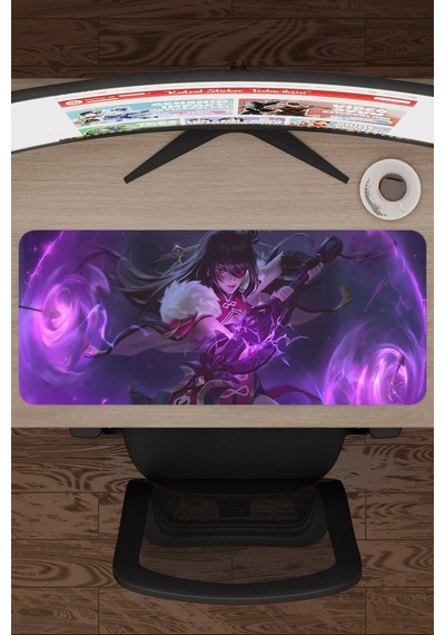 Beidou Genshin Impact Anime Gacha V3 - 70x30 Xl Gaming Mouse Pad Fare Altlığı