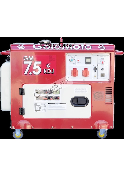 Goldmoto Gm7.5Kdj Dizel Marşlı Kabinli Jeneratör 7.5 Kw Monofaze