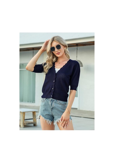 Youknitwear You Windy Triko Hırka Lacivert