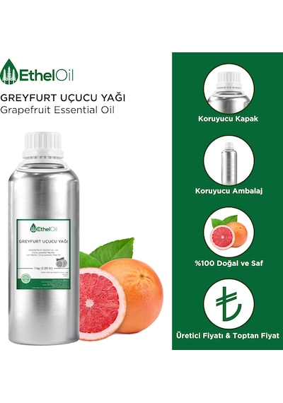 Etheloil Greyfurt Uçucu Yağı 1 KG