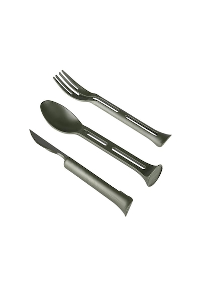 Combo 3 In 1 Çatal Kaşık Set Haki Haki