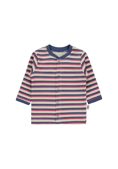 Civil Baby Çizgi Empirme 1-9 Ay Pijama Takımı - Bej Taş Rengi