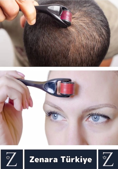 Premium 0.5 Mm 540 Titanyum İğneli Cilt Yenileyici Pürüzsüz Cilt Bakım Güzellik Aleti Derma Roller
