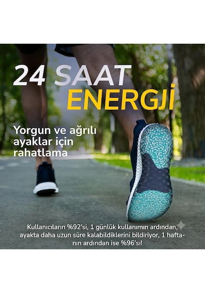 Dr. Scholl's Ayakkabı Tabanlığı 24 Saat Energy, Hafıza Köpüklü Konfor Tabanlık, Spor Ve Günlük Kullanım, 40-47,5 Beden