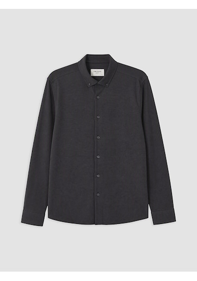 Lcw Vision Antrasit Slim Fit Dokulu Erkek Gömlek