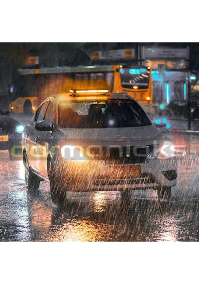 Acil Durum Ikaz Lambası Farklı Çakar Modlu 4 Way 4 Yönlü Turuncu (550791376)