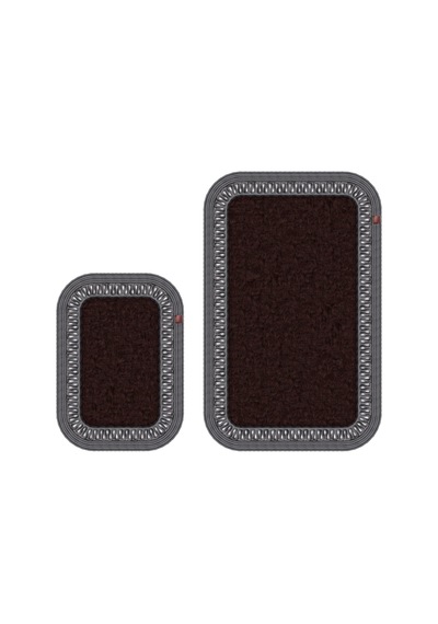 Banyo Paspası Takımı 70x110+50x70 Cm İç Trikot Acı Kahve & Antrasit