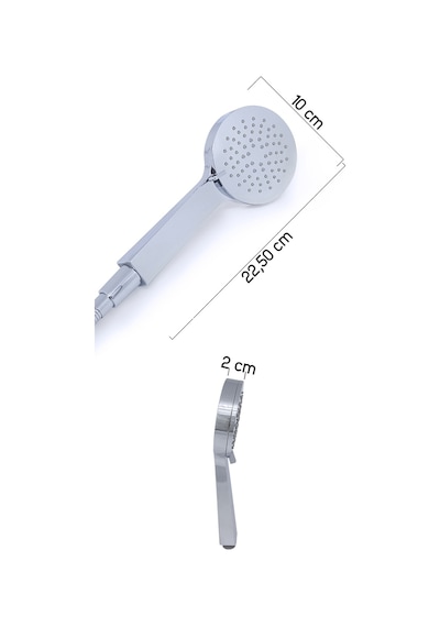Aqua Bagno Smile El Duşu - Duş Başlığı 3 Fonksiyonlu Krom