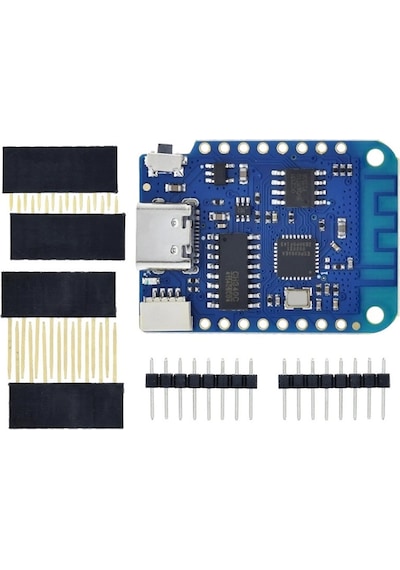 Wemos D1 Mini V4  ESP8266 Kablosuz İnternet Wifi IOT Geliştirme Kartı Type C