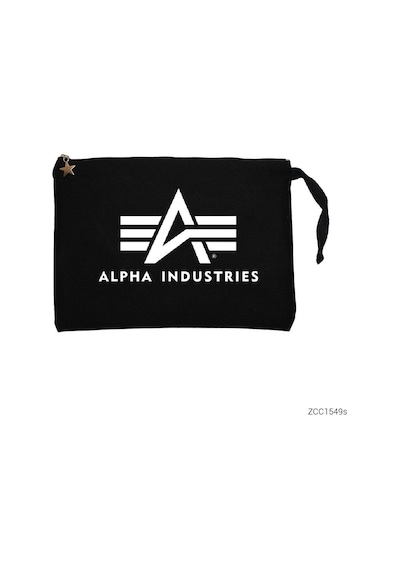 Zepplin Giyim Alpha Industries Siyah Clutch Astarlı Cüzdan / El Çantası