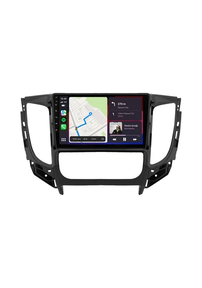 Mitsubishi L200 9" 2015-2017 Carplay Android Auto Navigasyon Kameralı 4gb Ram 32gb 9"