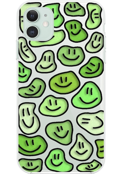 Apple Uyumlu iPhone 11 Şeffaf Kılıf Şeffaf Wallpaper 9 Tasarımlı