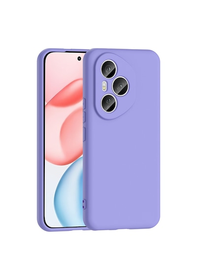 Honor 400 Pro Kılıf Yumuşak Silikon Kamera Korumalı Lansman Pazarplus Lila