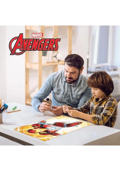 Mey İthalat Iron Man 300 Parça Puzzle 35585 - Metal Kutu