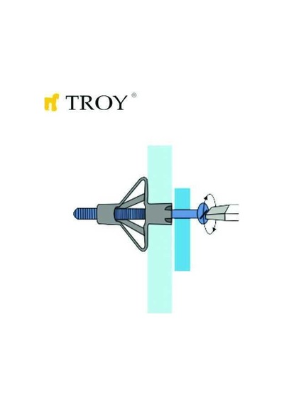 Troy 51490 Dübel Tabancası Hrm Tip Dübellere Uyumlu