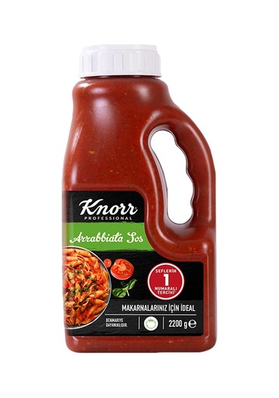 Knorr Fs Arrabiata Sos 2,2 Kg - Profesyonel Makarna Sosu 2'li Ekonomik Paket - 2 Adet Tarı