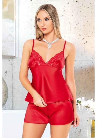 Miss Laris Lingerie 3092 Gecelik Kırmızı - 690169982 Kırmızı - 690169982 Kırmızı