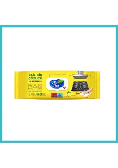 Bezos Yağ ve Kir Çözücü Islak Mendil Limon 85'li Dfnbez Tekli
