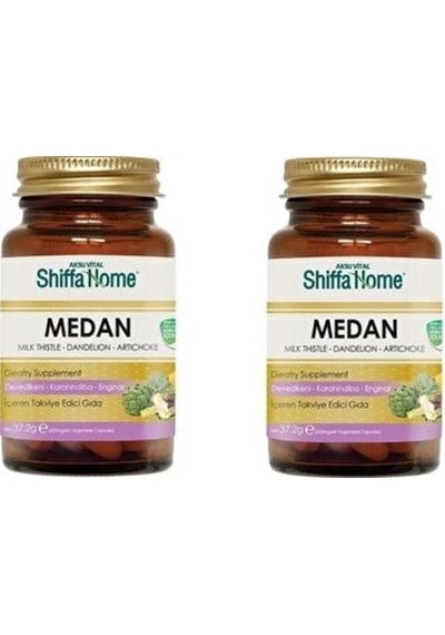 Aksu Vital Shiffa Home Medan Kapsül Devedikeni Karahindiba Enginar 60 Kapsül 2 Adet