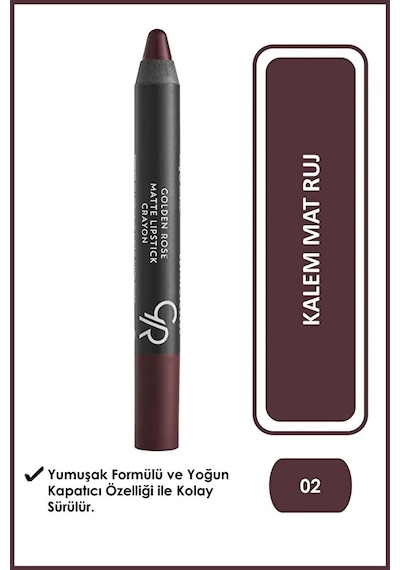 Matte Lipstick Crayon 02 3.5g 0