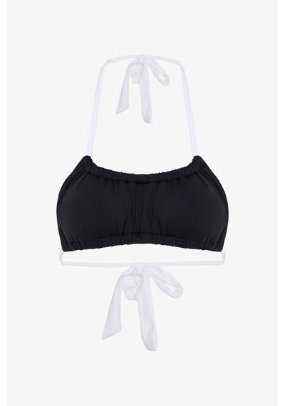 Penti Siyah Adeline Bandeau Bikini Üstü
