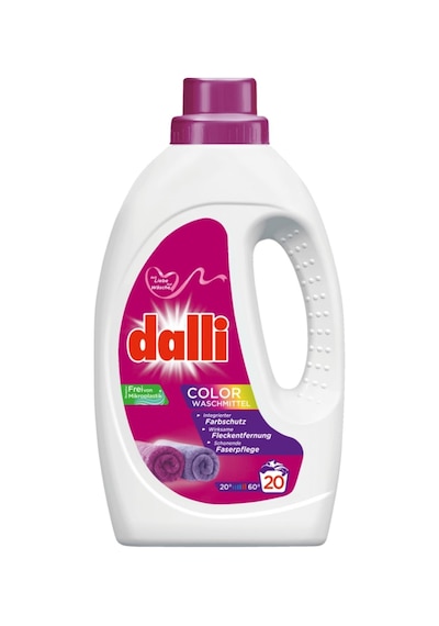 Dalli Renkli Çamaşırlar İçin Renk Koruma Özellikli Sıvı Çamaşır Deterjanı 1,1 Lt 20 Yıkama 1100 ML