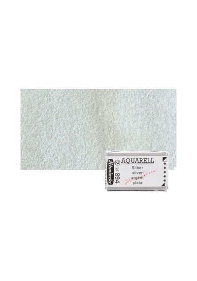 Schmincke Horadam Aquarell 1/1 Tablet 894 Silver Seri 2