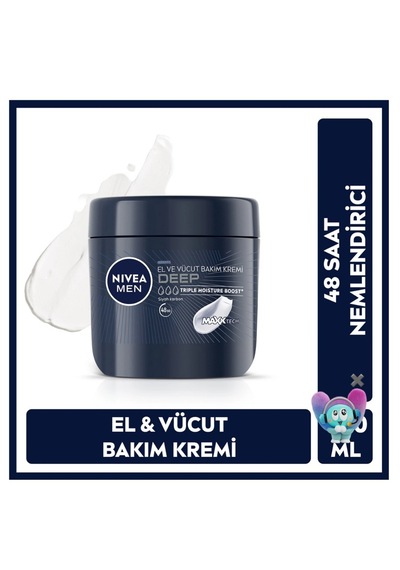 Nıvea Men Deep Impact Erkek El Ve Vücut Bakım Kremi 400 Ml