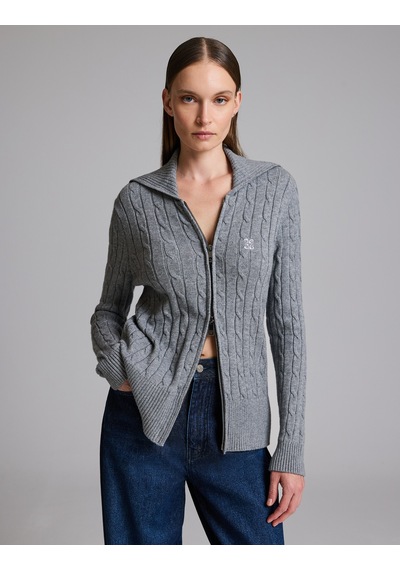 Pierre Cardin Antrasit Regular Fit Triko Hırka 50331513-vr006