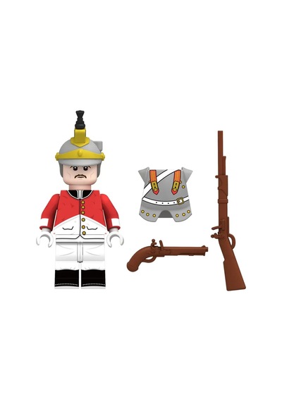 Napoleonic Military Mini Figür Spanish Cuirassier W-007