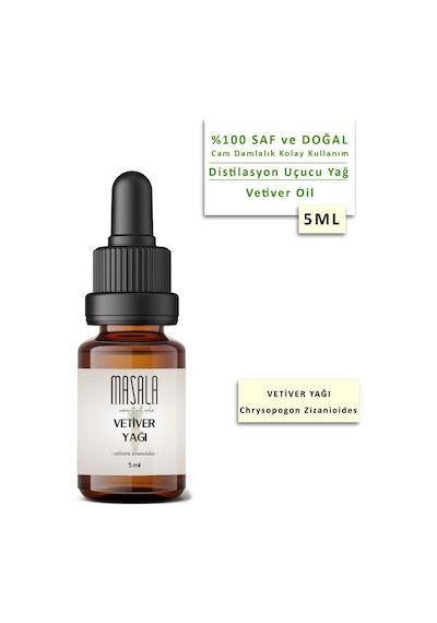 Masala Vetiver Yağı 5 ML ( Vetiver Essential Oil )