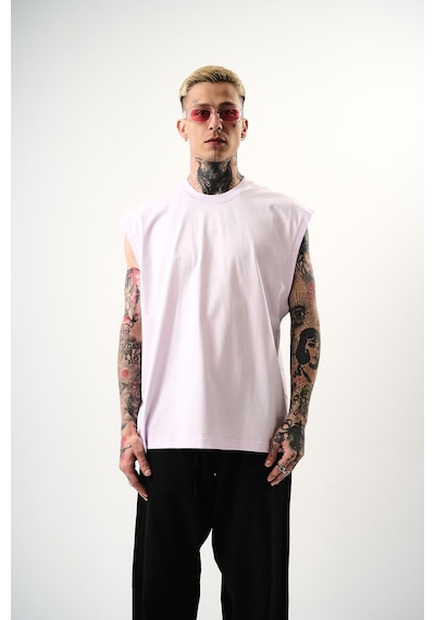 Respire Erkek Basic Tank Top Atlet Lila