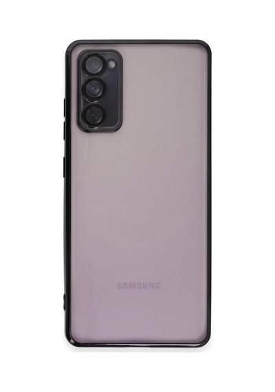 Newface - 395 - Samsung Galaxy Uyumlu S20 Fe Kılıf Razer Lensli Silikon - Kmrsfres - - Siyah Sıyah