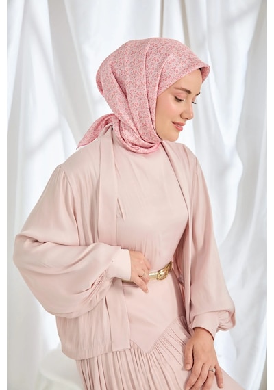 Silk Home %100 Twill İpek Eşarp S540 Pembe