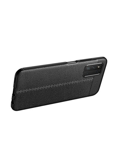 Case 4u A03s Kılıf Rugan Armor Deri Görünümlü Yüksek Kalite Silikon Niss