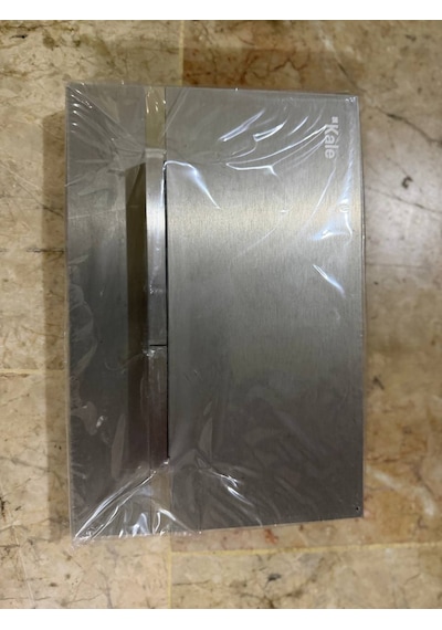 Kale Stripe Gömme Rezervuar Kumanda Paneli Fırçalanmış Paslanmaz Çelik 7091073959