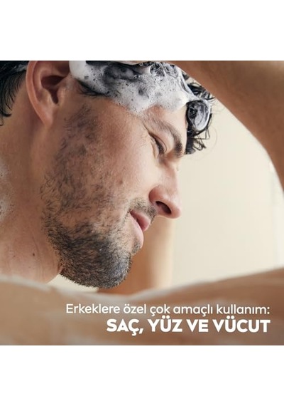 Nıvea Men Erkek Sports Duş Jeli, 500 Ml, 3ü 1 Arada Kullanım, Vücut, Yüz Ve Saç, 24 Saat Ferahlık, Enerji Veren Koku Acai Üzümü