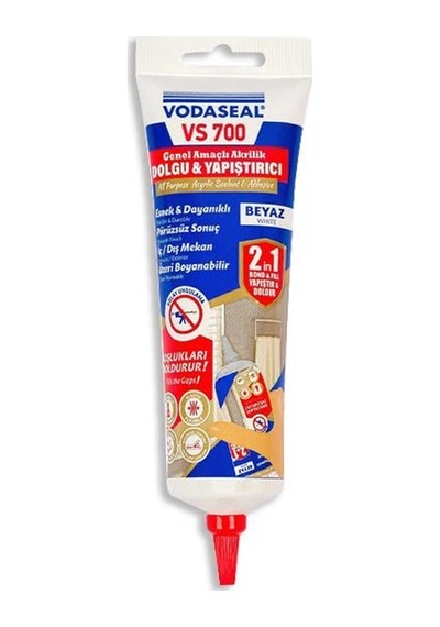 Vs700 400gr Tüp Akrilik Dolgu Yapıştırıcı 1 Adet