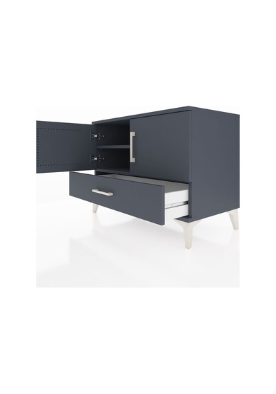 Hyperion Şifonyer 2 Raflı Tek Çekmeceli 2 Kapaklı 88x44x64 An... Antrasit Hyperion Şifonyer 2 Raflı Tek Çekmeceli 2 Kapaklı 88x44x64 An... Antrasit