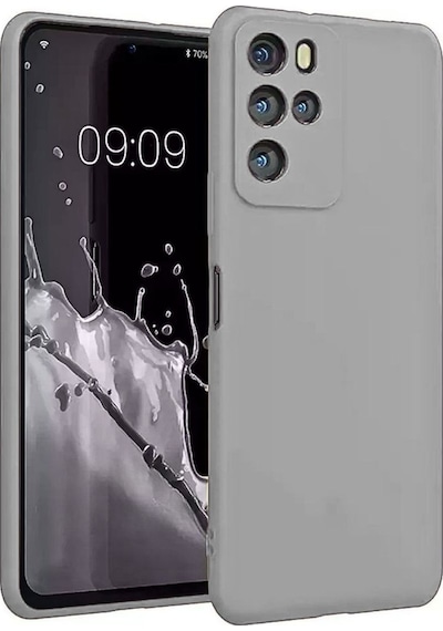 Omix X700 Uyumlu Silikon Kılıf - Kamera Korumalı Esnek Pastel Renk Kapak - Gri Gri