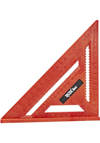 Rox Wood 0022 Abs Plastik Üçgen Marangoz Gönye 175   Mm