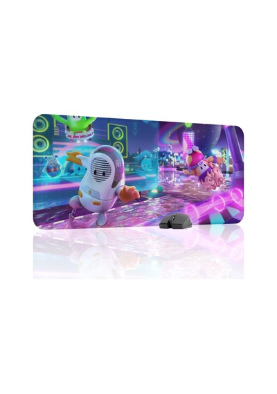 Fall Guys Kaymaz Dikişli Kauçuk Oyuncu Mousepad V1 - 90x40 Xxl Gaming Mouse Pad Fare Altlığı