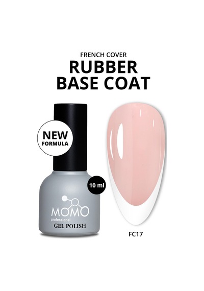 Momo Professional French Cover Rubber Base Coat Fc17 10 Ml