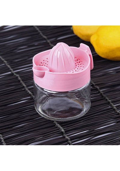 Narenciye Sıkacağı Cam Kavanozlu Limon Sıkacağı 300 Ml Sarı