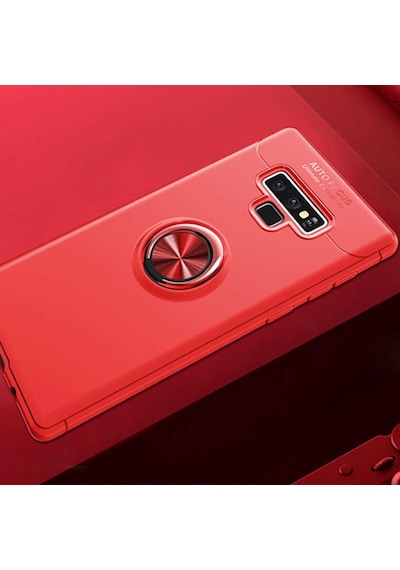 Samsung Galaxy Uyumlu Note 9 Kilif Yüzüklü Tam Korumali Silikon Kapak 417331905