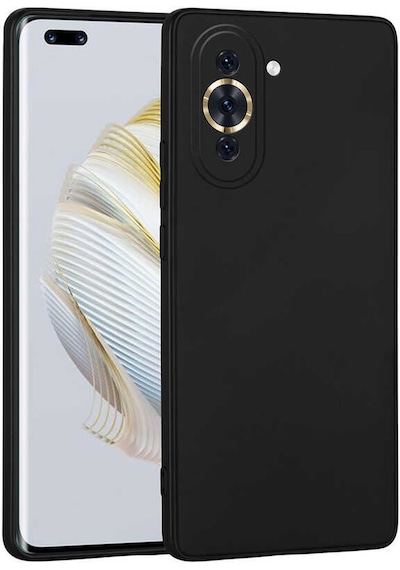 Huawei Nova 10 Pro Kılıf Premier Silikon Kapak - Siyah Siyah Siyah