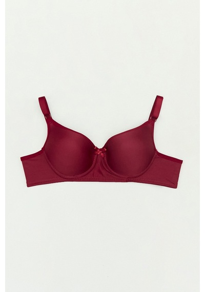 Fullamoda Destekli Telli Sütyen 24mıcg631214474-1-bordo Bordo