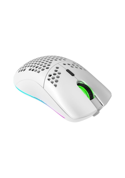 Valkyrie Kablosuz Petek Tasarım Şarjlı Gaming Mouse Rgb Aydınlatmalı 3200 Dpı Ultra Hafif Beyaz -