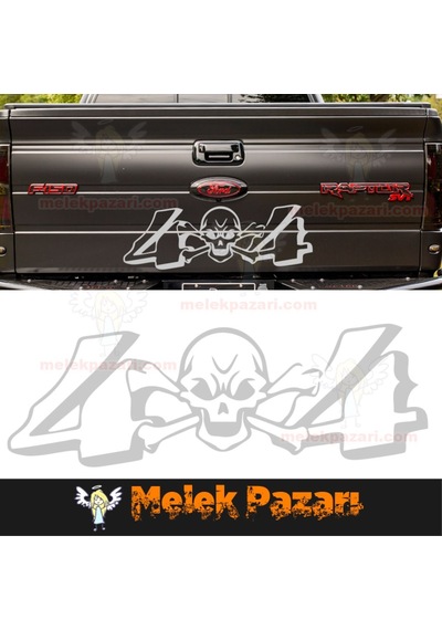 4X4 Kuru Kafa Off Road Araba Sticker