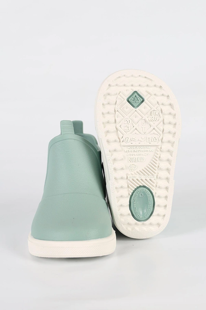Boatilus Baby Beatly-b Çocuk Pastelgreen/white Yağmur Çizmesi Yeşil